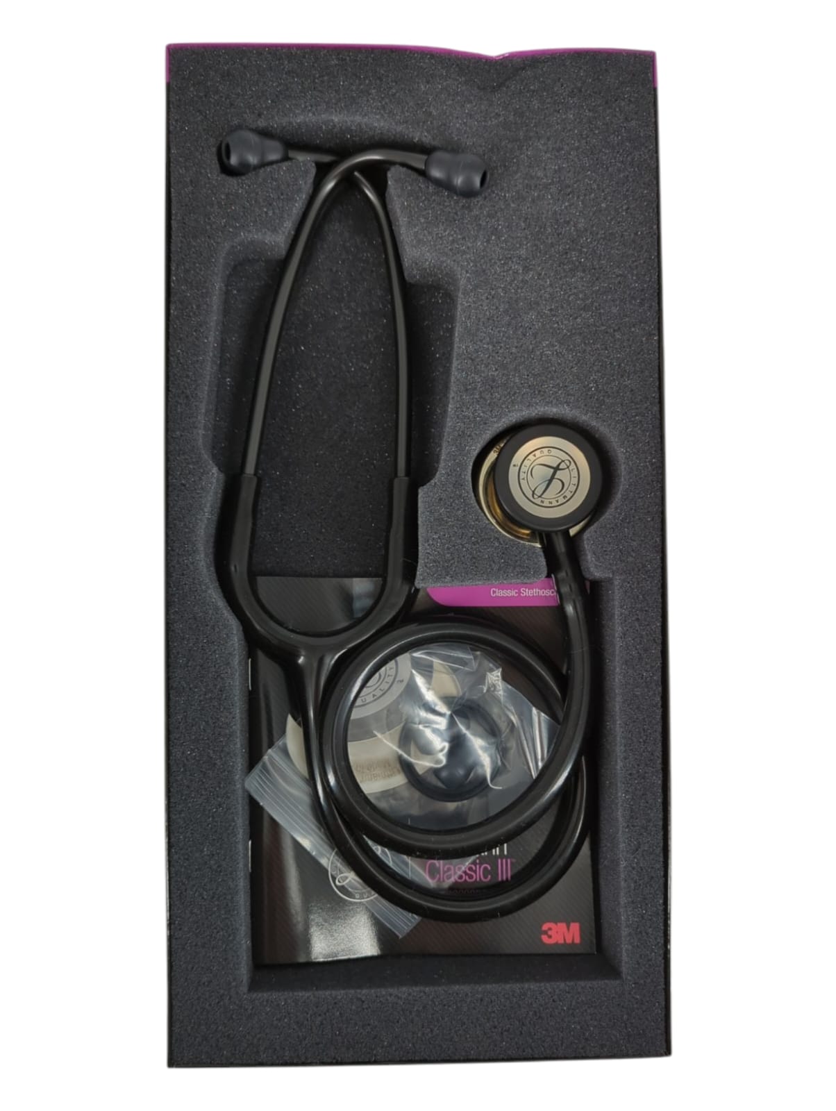 3M Littmann Classic III Stethoskop Champagner Dual-Head Arzt Pflege Medizin