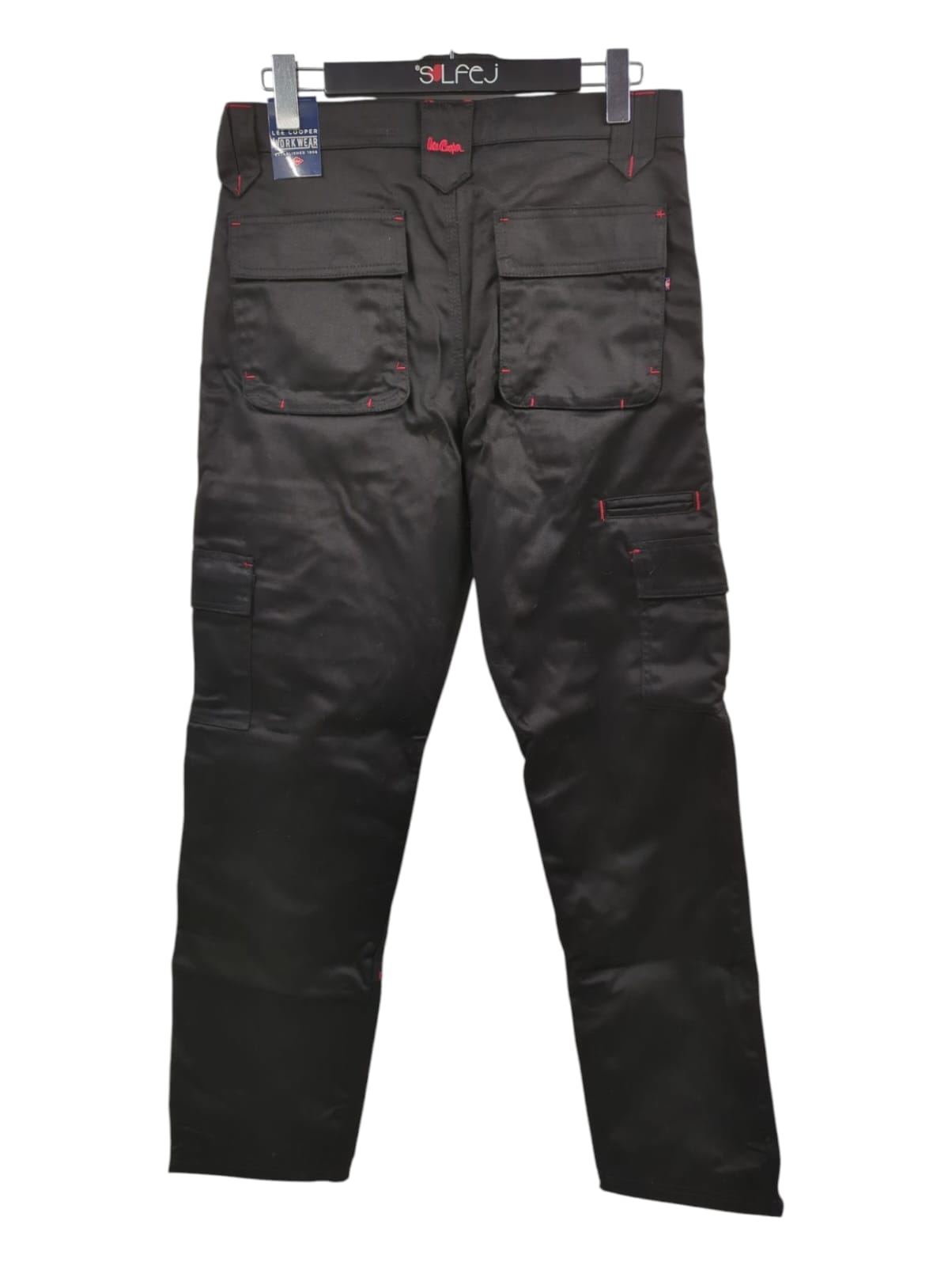 Lee Cooper Workwear Black 32W/33L Cargo Trousers
