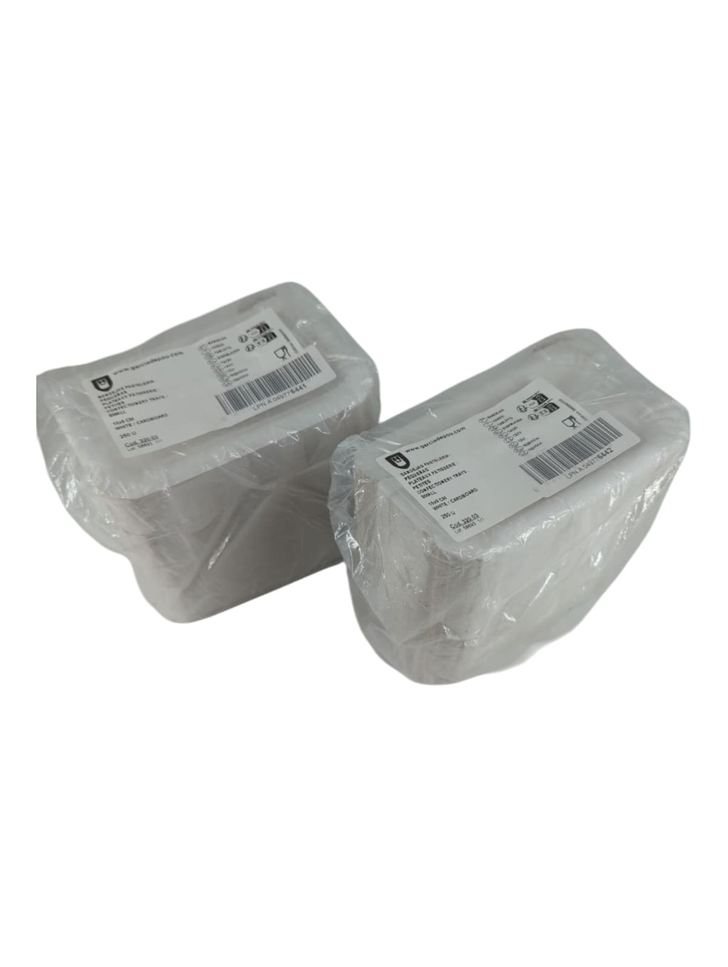 García de Pou 320.03 Backbleche klein 15x9 cm 250 x 2er-Set Weiß