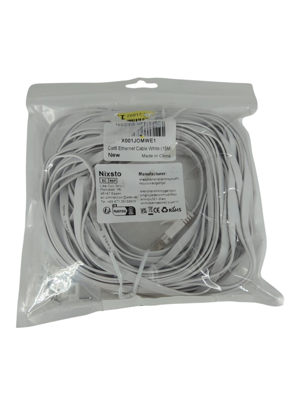 Cat 6 Ethernet LAN Cable 15 Meter High-Speed