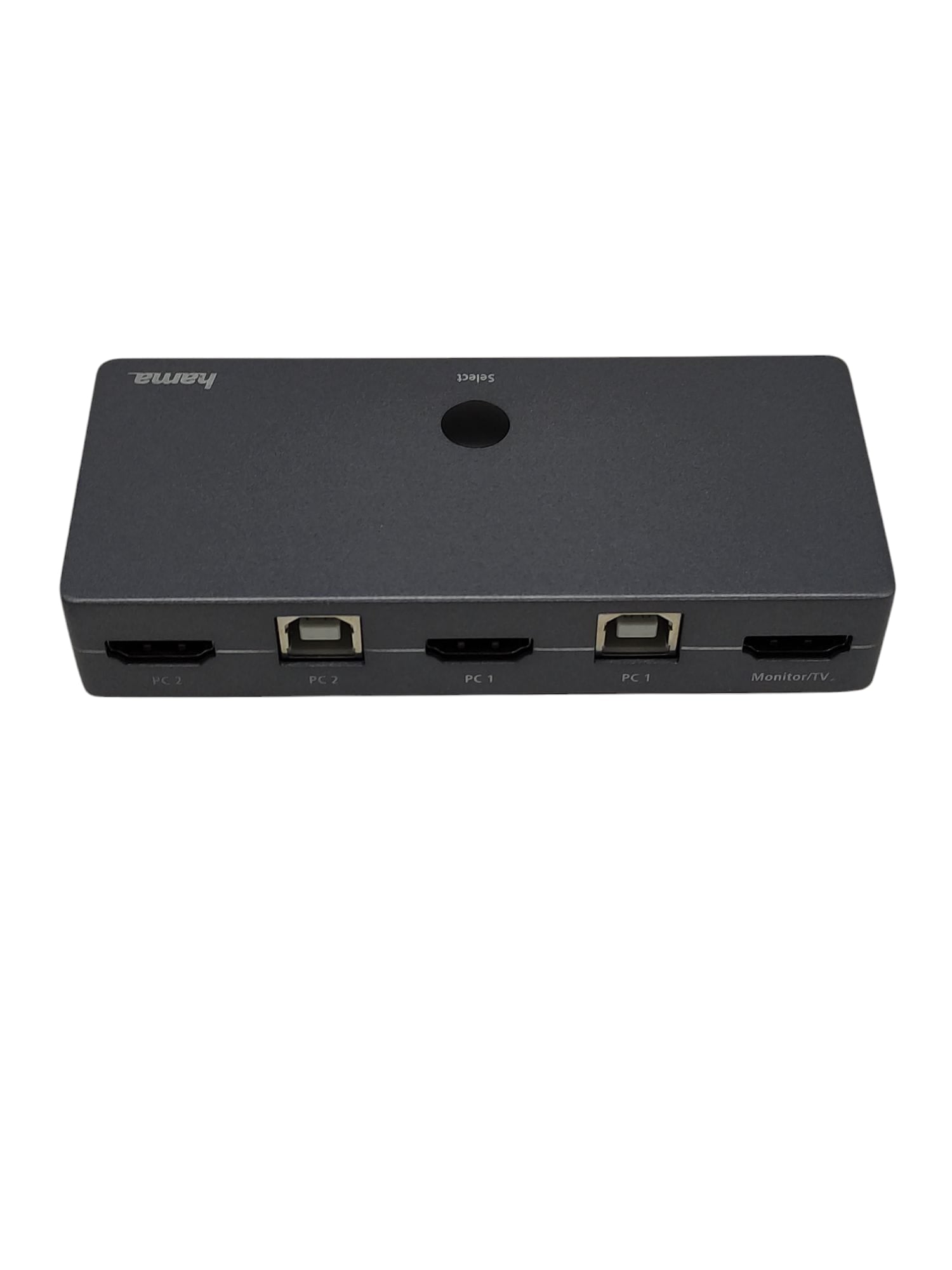 Hama KVM-Switch 2 PCs 4 Ports für Laptops MacBooks Tablets