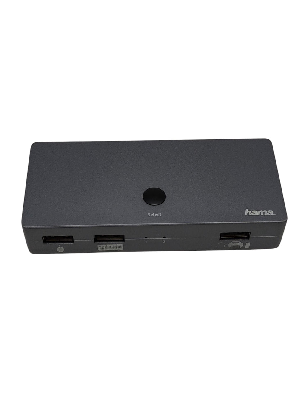 Hama KVM-Switch 2 PCs 4 Ports für Laptops MacBooks Tablets