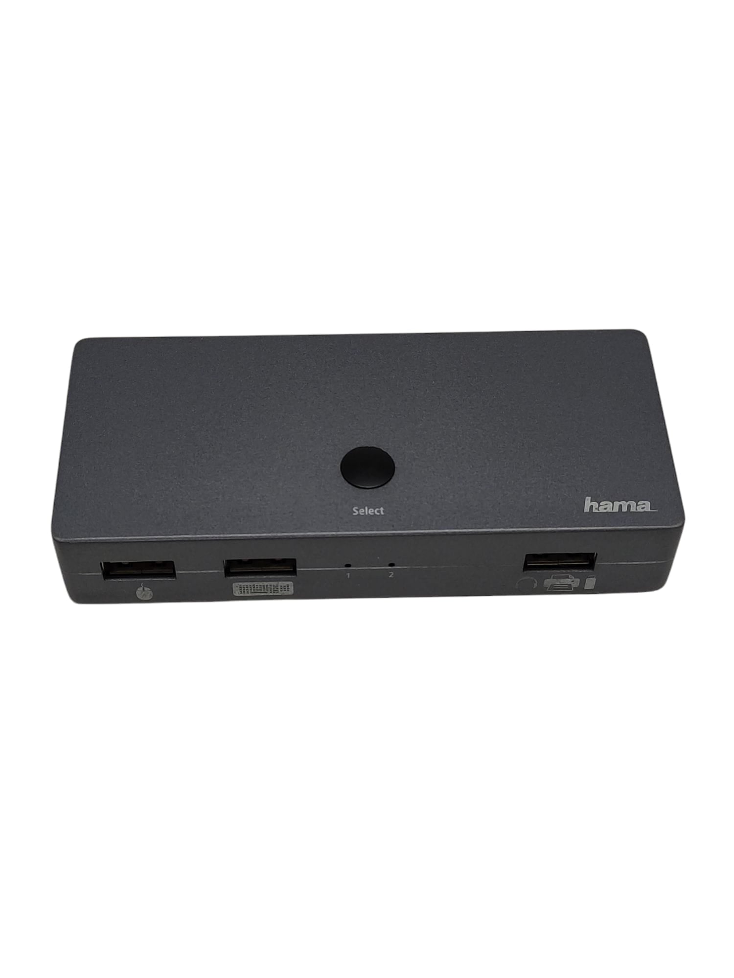 Hama KVM-Switch 2 PCs 4 Ports für Laptops MacBooks Tablets