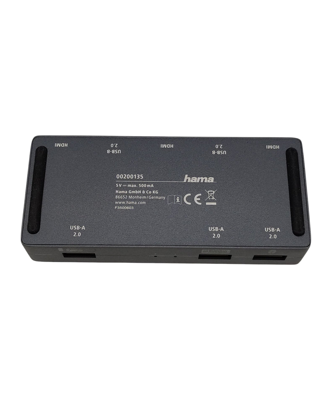 Hama KVM-Switch 2 PCs 4 Ports für Laptops MacBooks Tablets