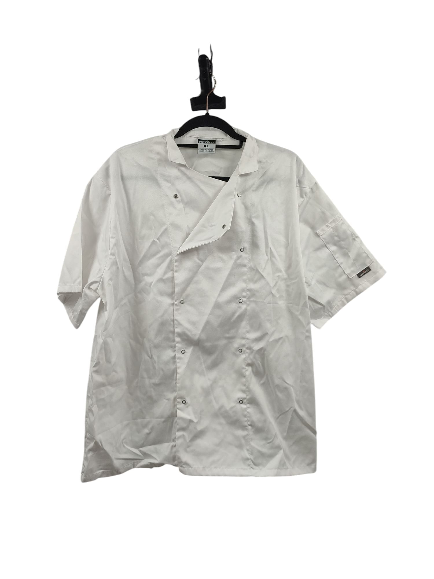 Portwest Cumbria Chef's Jacket, Size XL, white