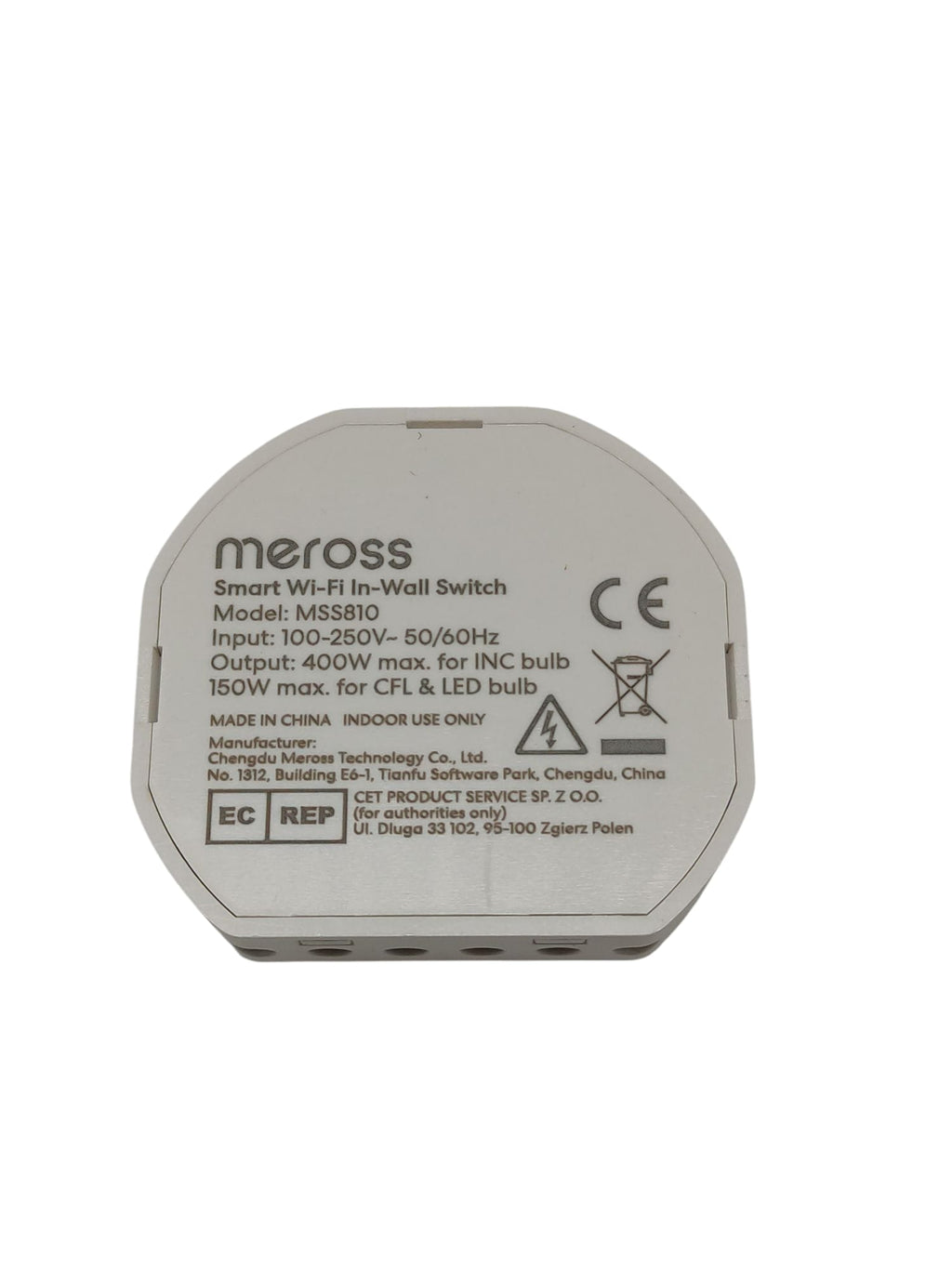 Meross Smart WiFi Switch, Mini Wall Switch