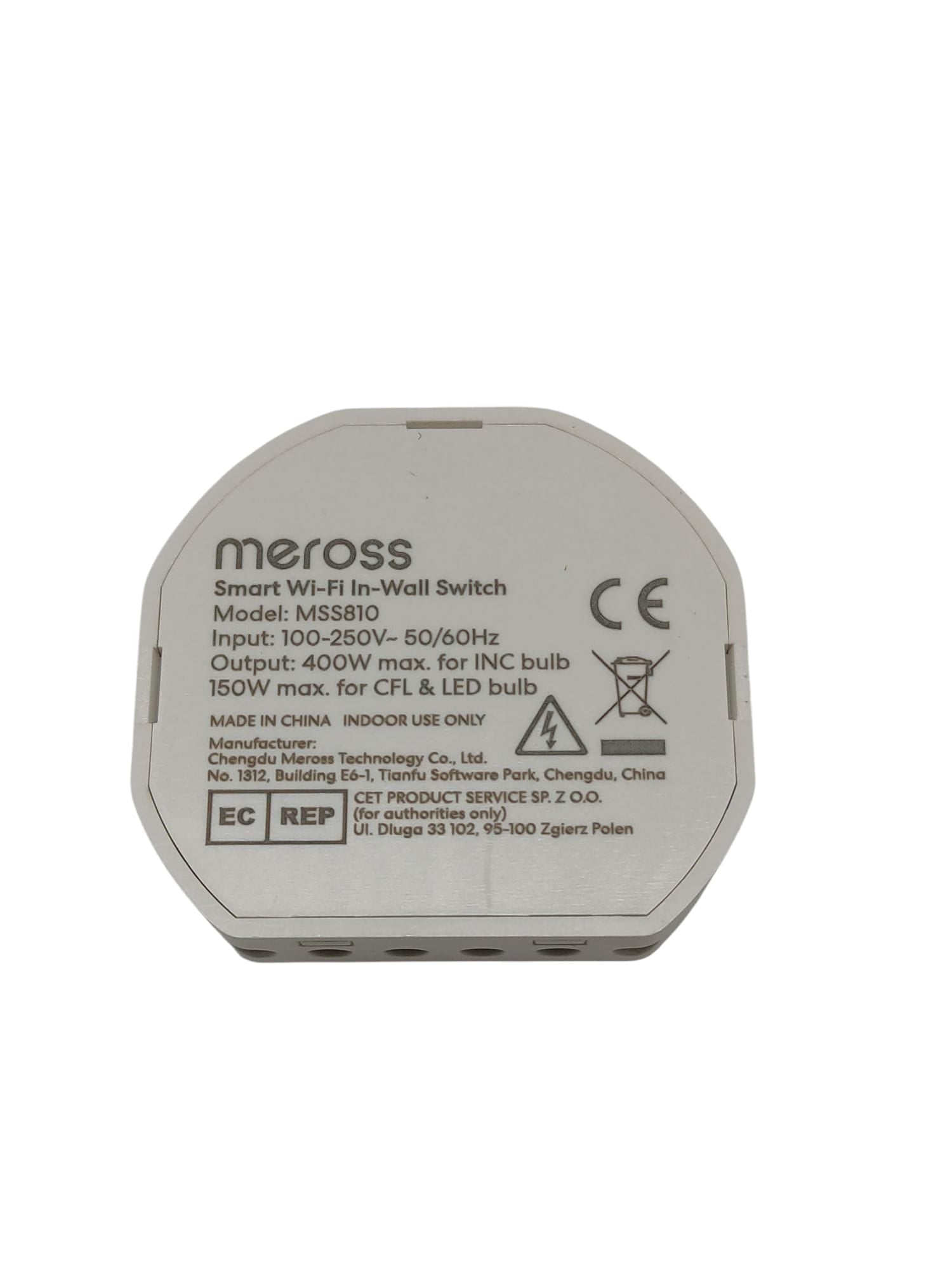 Meross Smart WiFi Switch, Mini Wall Switch