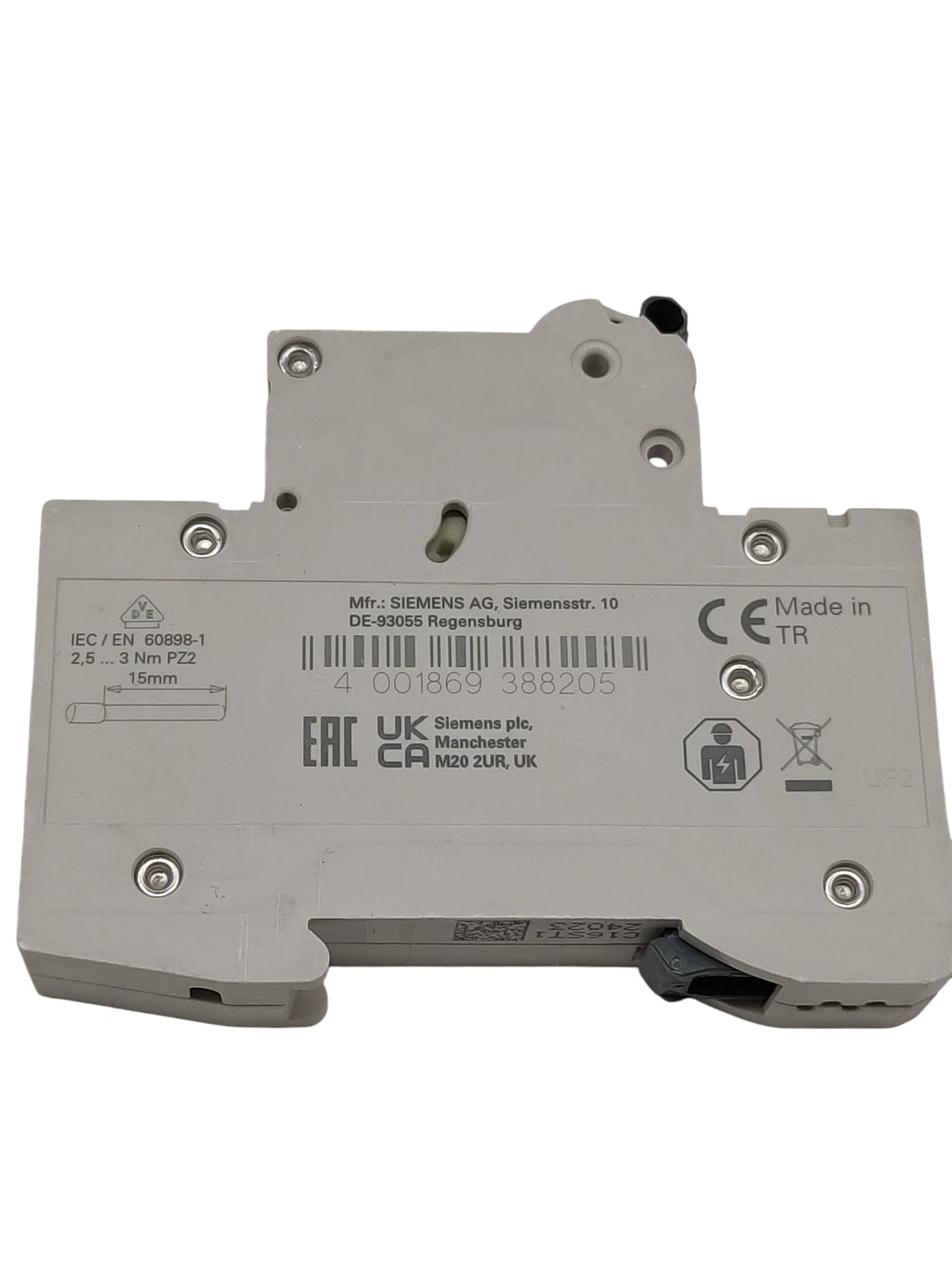 Siemens 5SL61167 Sentron Circuit Breaker 1-pole 16 A Set of 4