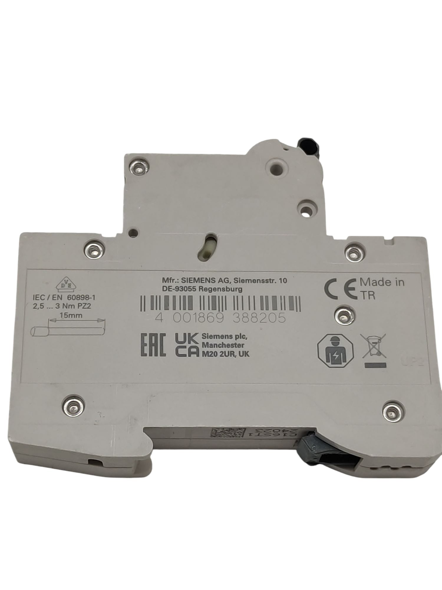 Siemens 5SL61167 Sentron Circuit Breaker 1-pole 16 A Set of 4