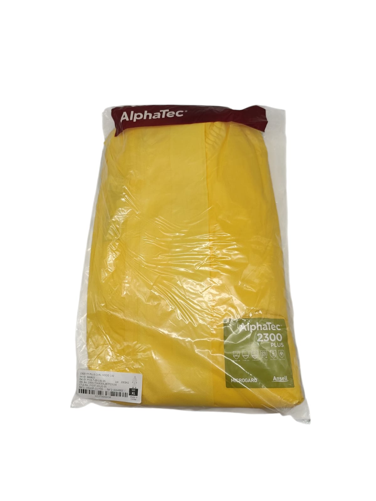 Ansell AlphaTec 2300 Model 132 Disposable Coverall with Hood XL