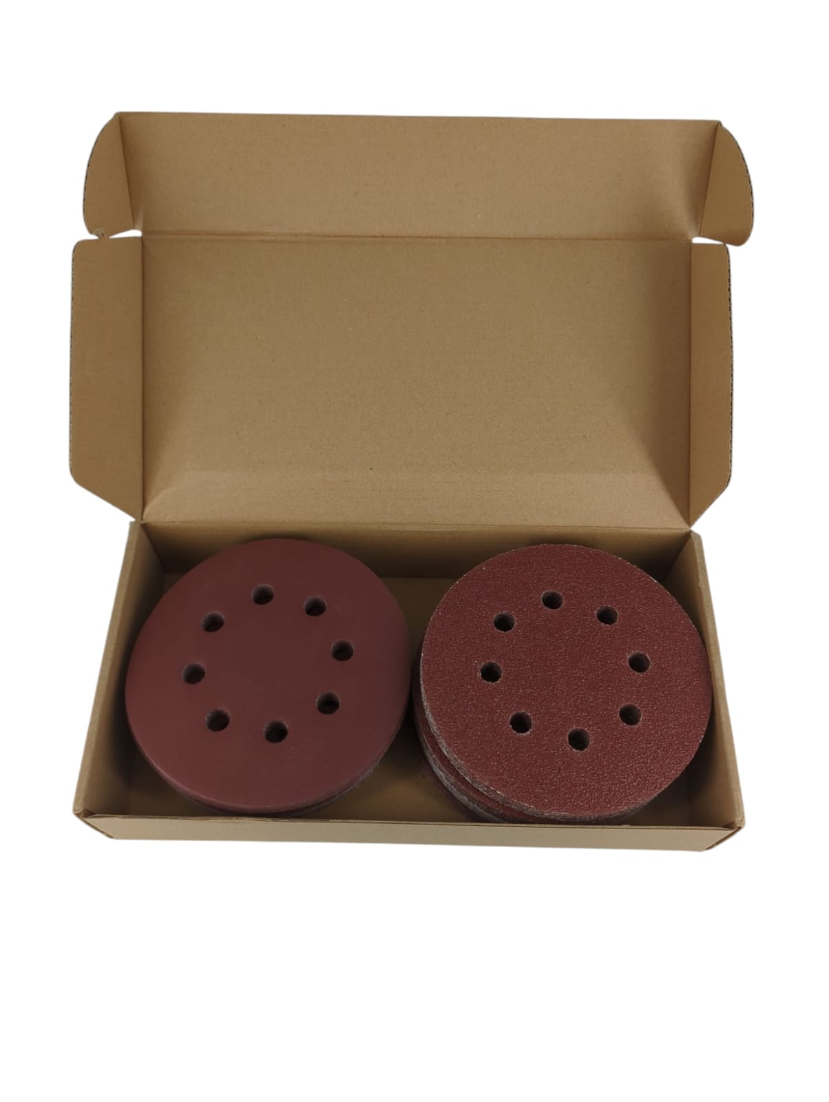 Sanding Discs 125 mm Mixed Grit 80 pieces 8 holes