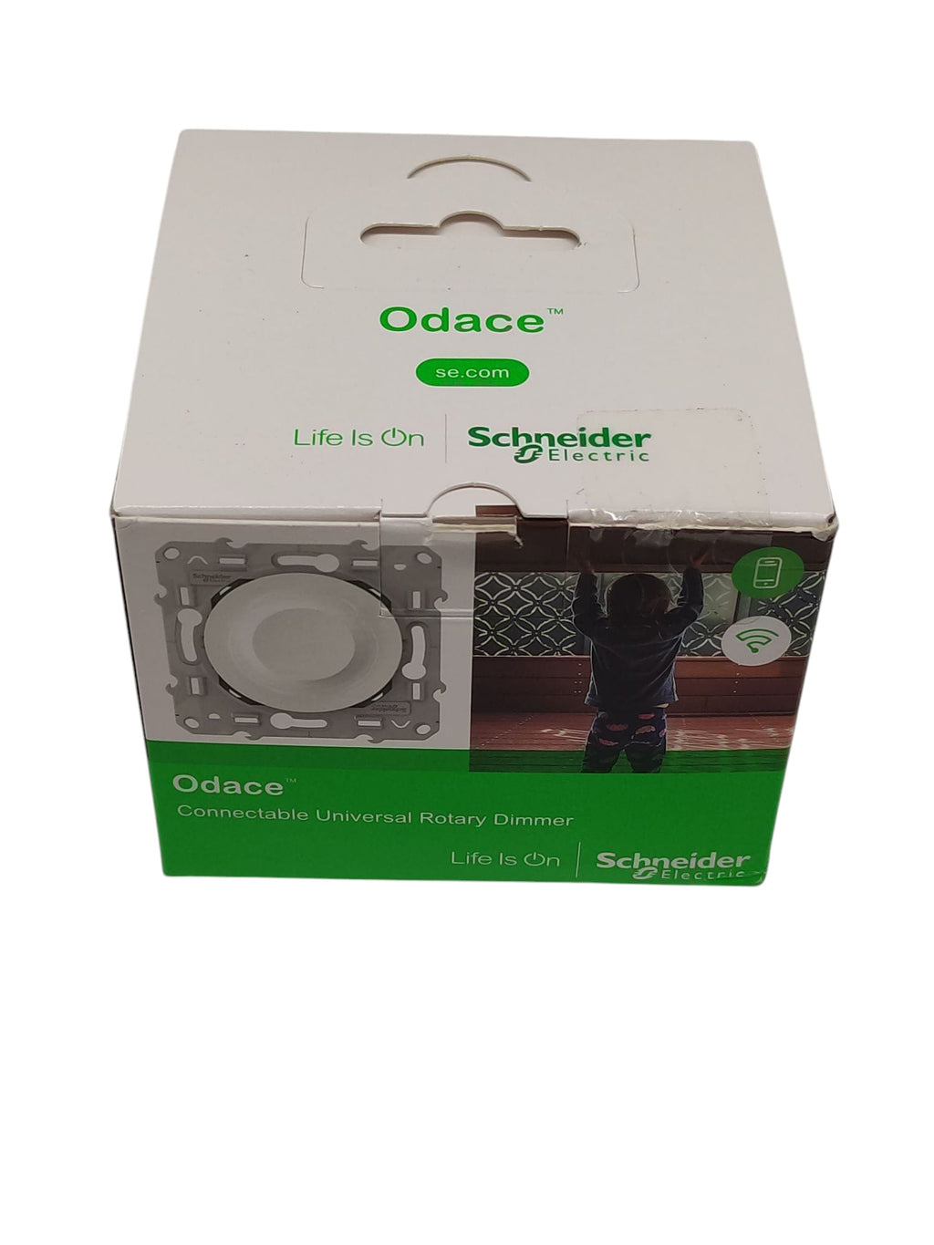 Schneider Electric S520513W Wiser Odace LED Drehdimmer Zigbee Weiß