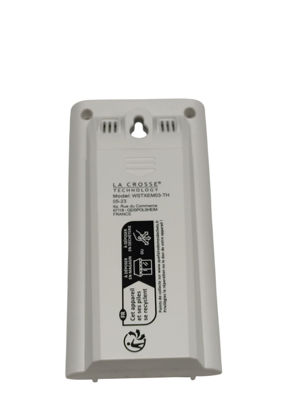 La Crosse Technology SW403 Wetterstation WiFi LCD Farbdisplay Weiß