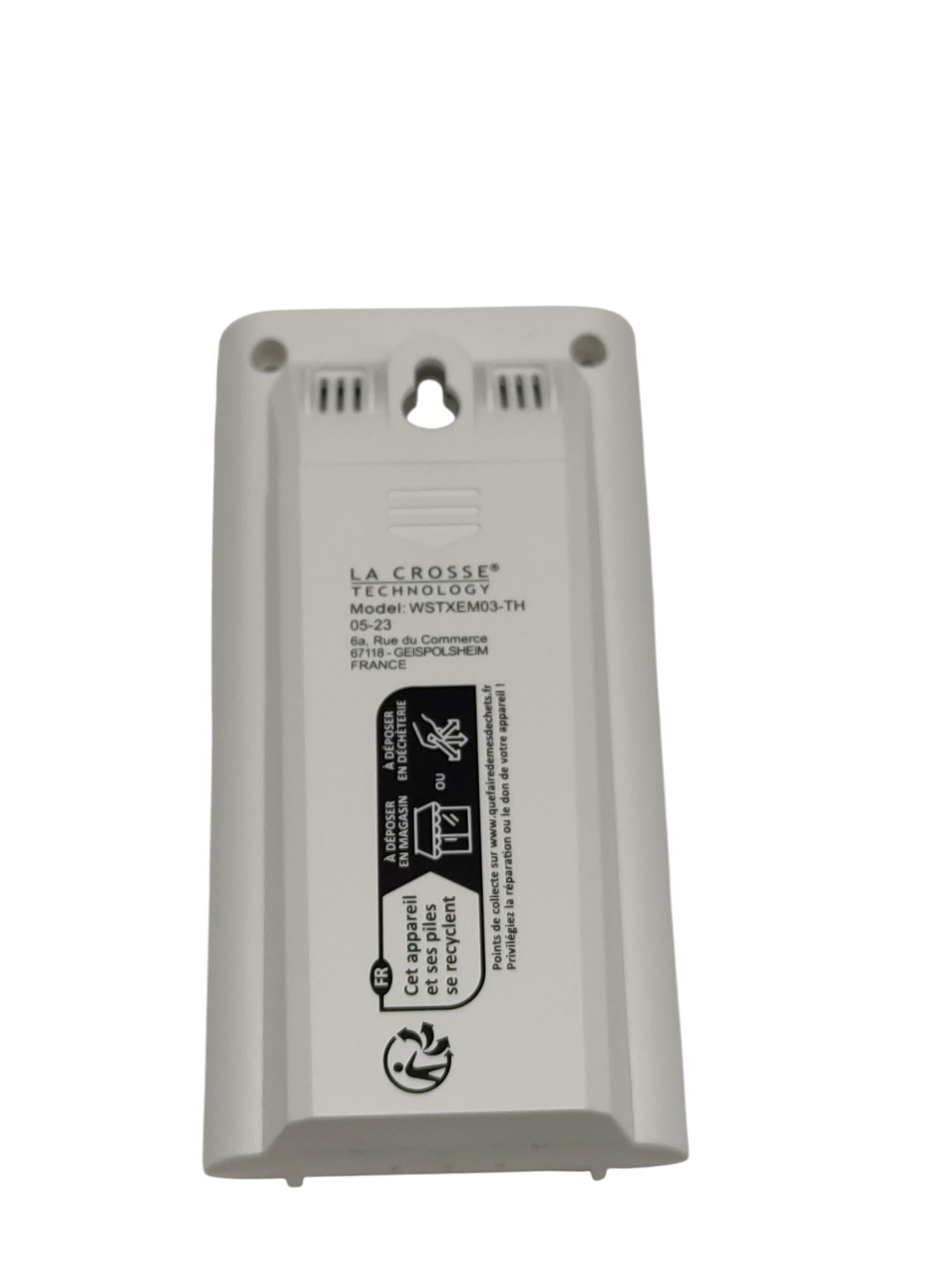 La Crosse Technology SW403 Wetterstation WiFi LCD Farbdisplay Weiß