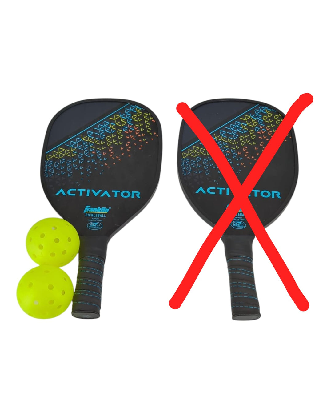 Franklin Sports Universal Activator Wooden Paddle for Adults, 1-piece