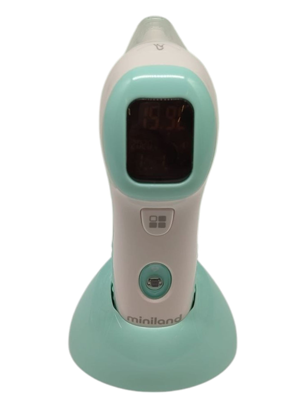 Miniland 89068 Kontaktthermometer Stirn Ohr Puls Raumtemperatur