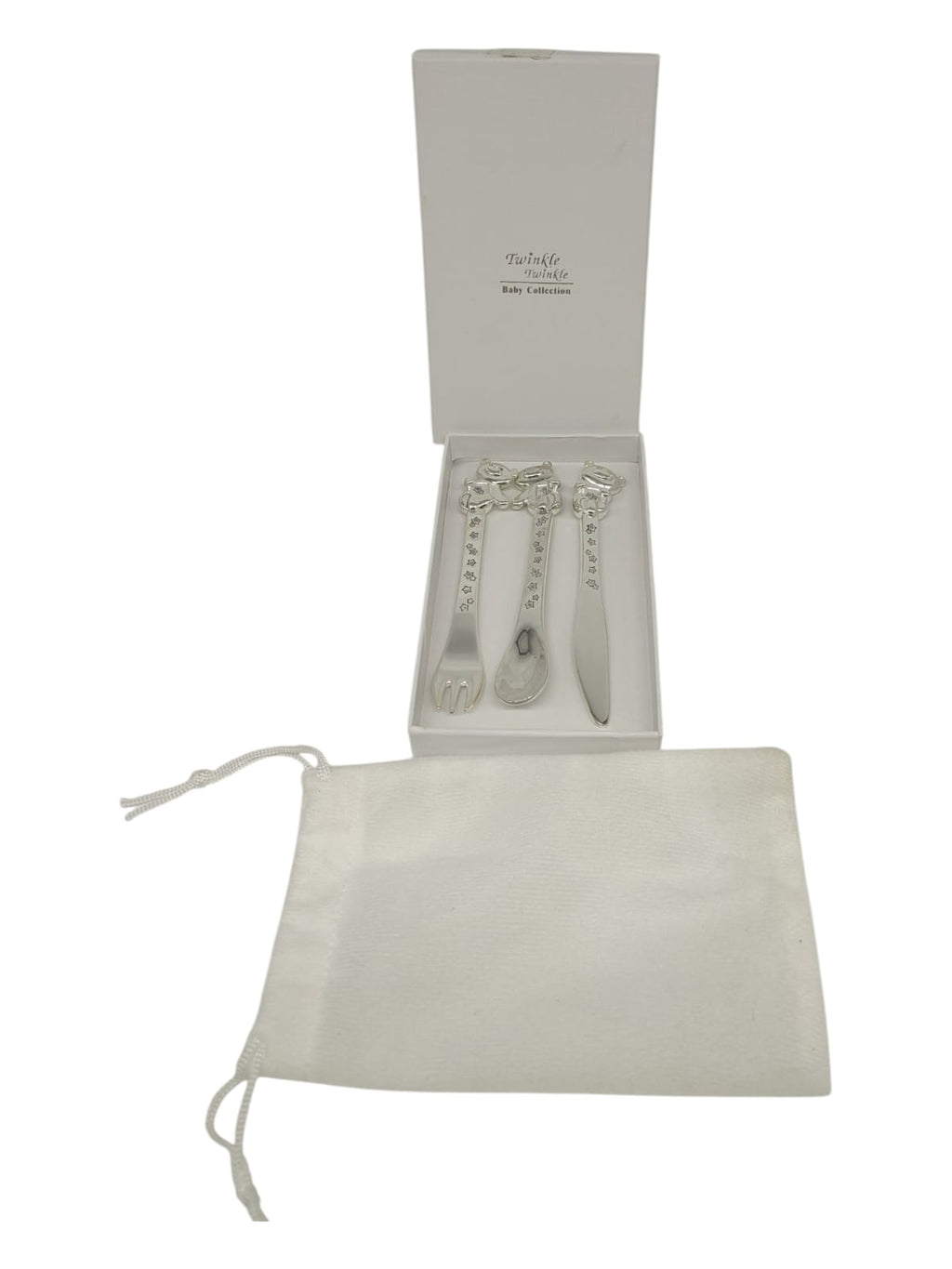 Twinkle Twinkle Cutlery Set Knife Fork Spoon Silver Plated