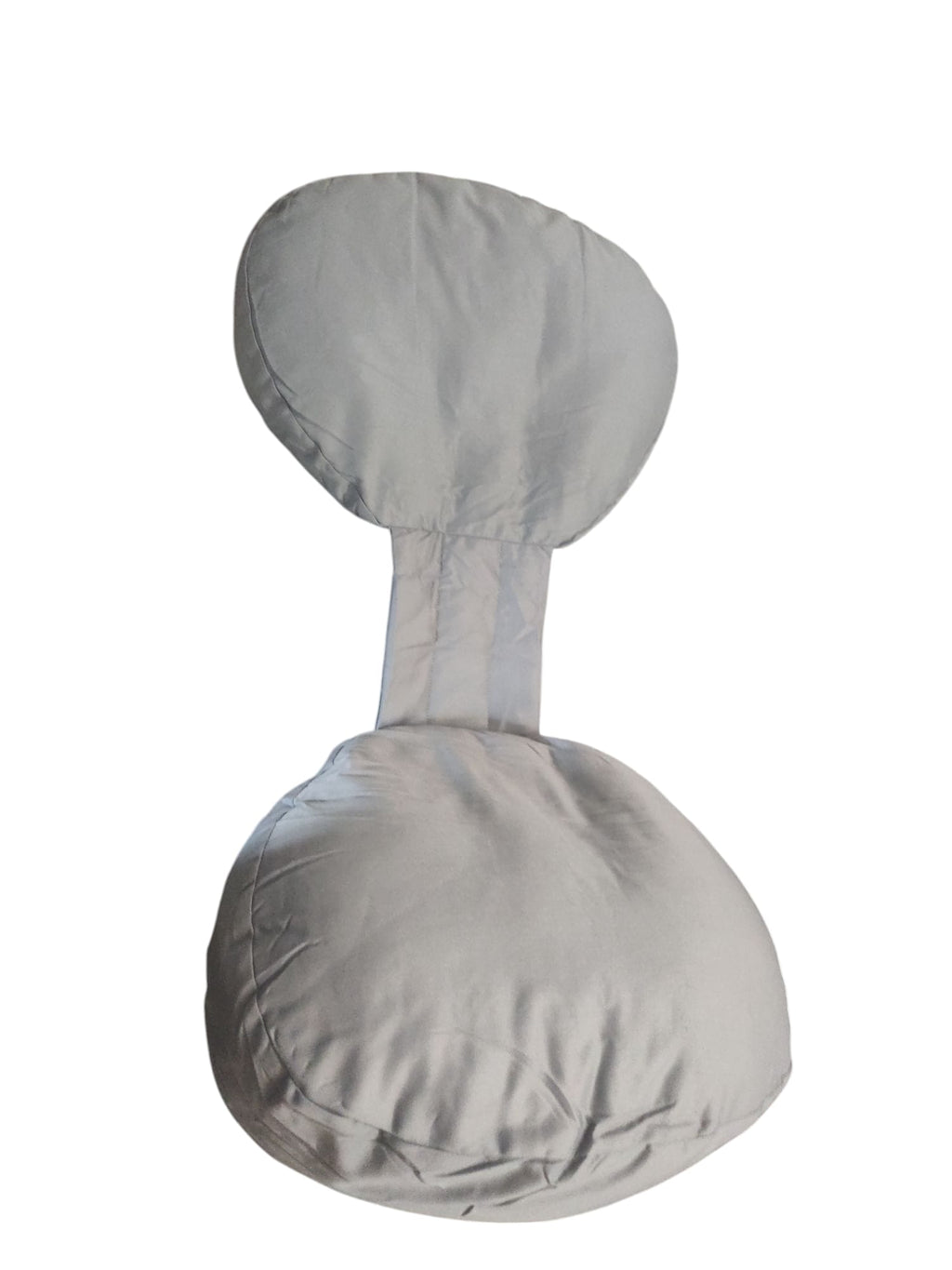 BabybeFun Parent Schwangerschaftskissen 70 x 40 x 12 cm Hellgrau