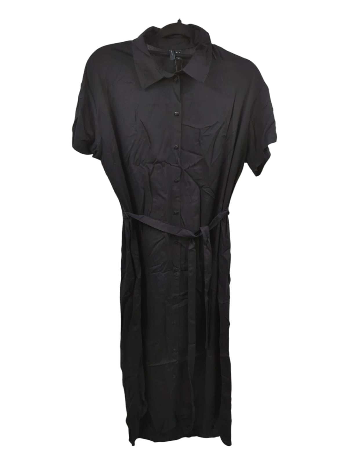 VERO MODA Damen-Hemdkleid VMBUMPY Midi Größe S