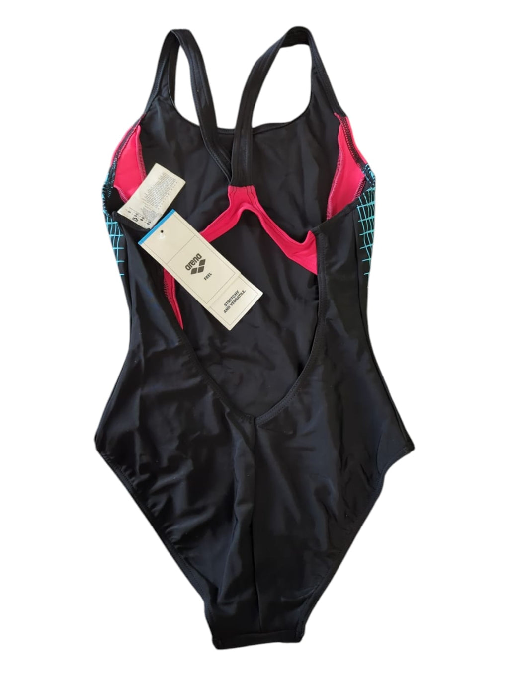 arena Feel Threefold V Back Swimsuit Ladies Size 34