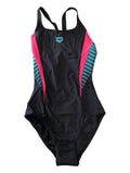 arena Feel Threefold V Back Swimsuit Ladies Size 34