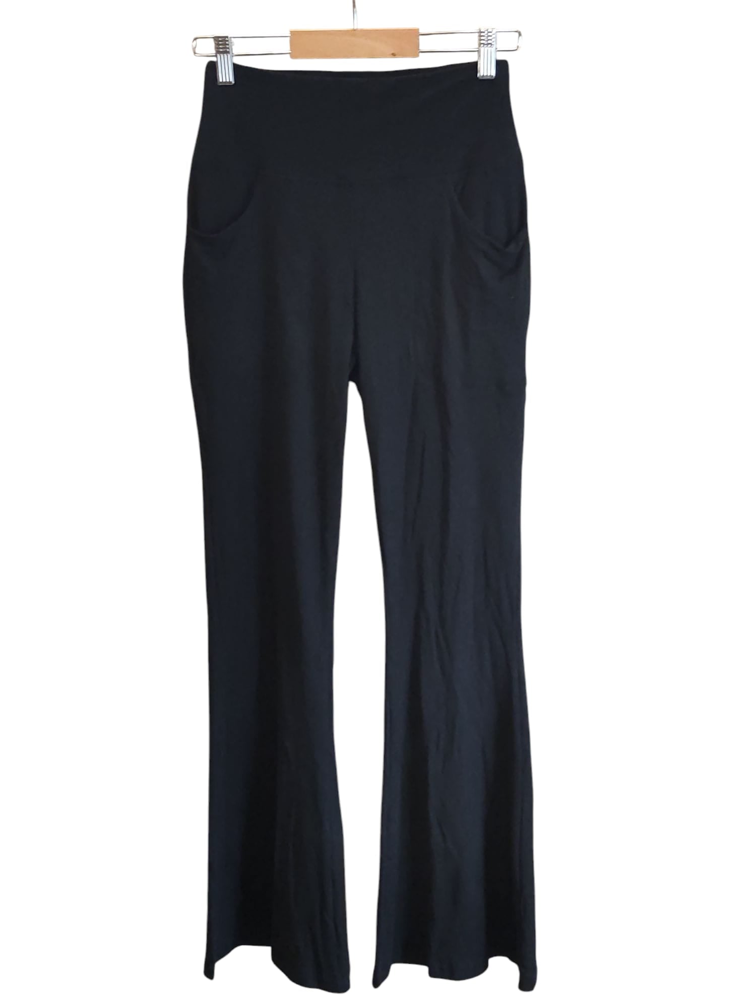 ACTINPUT Yogahose Schlaghose Damen Sporthose Taschen Gr. S Schwarz