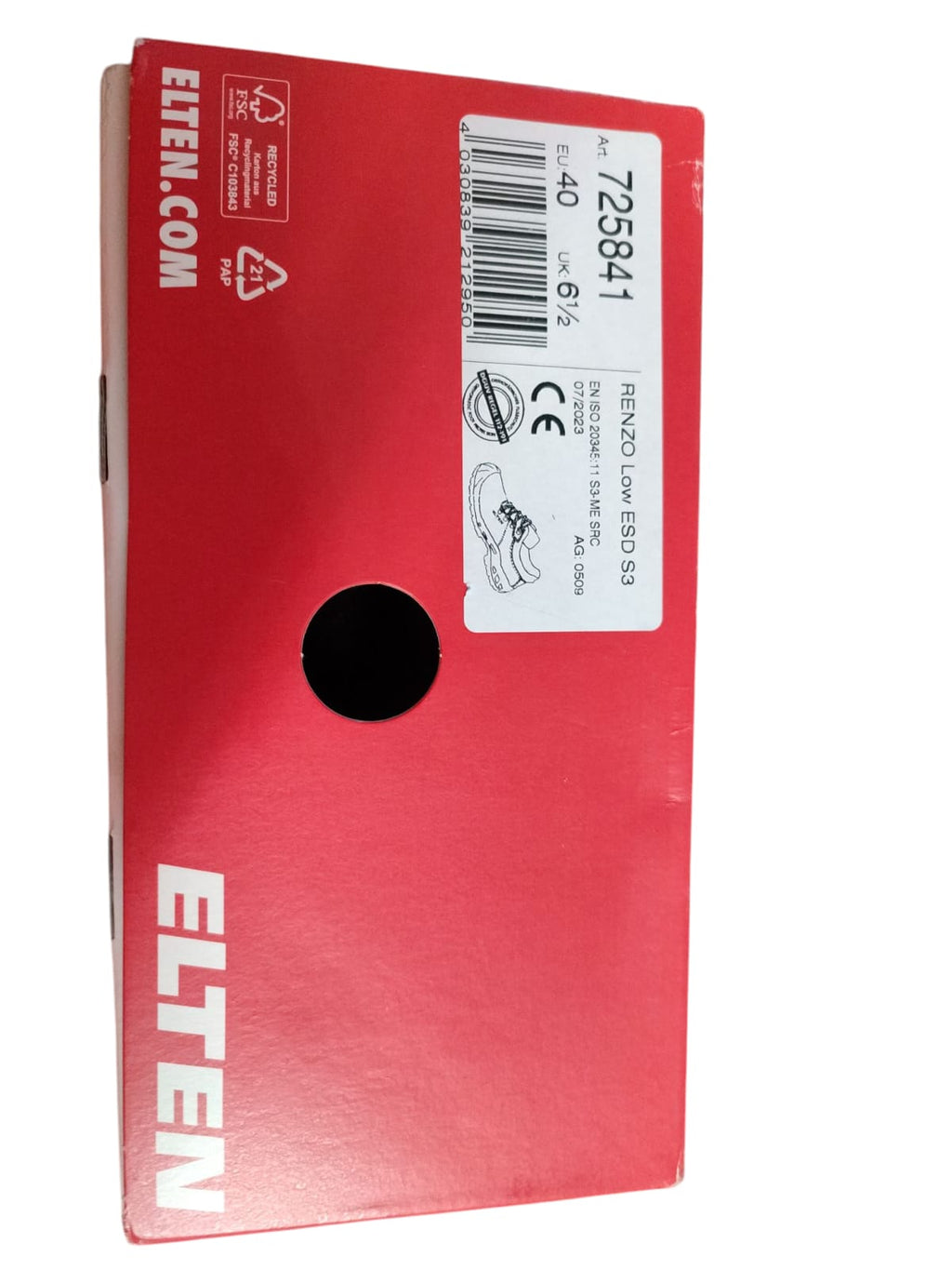 ELTEN RENZO Sicherheitsstiefel Unisex  Low S3 mit Stahlkappe Gr. 40