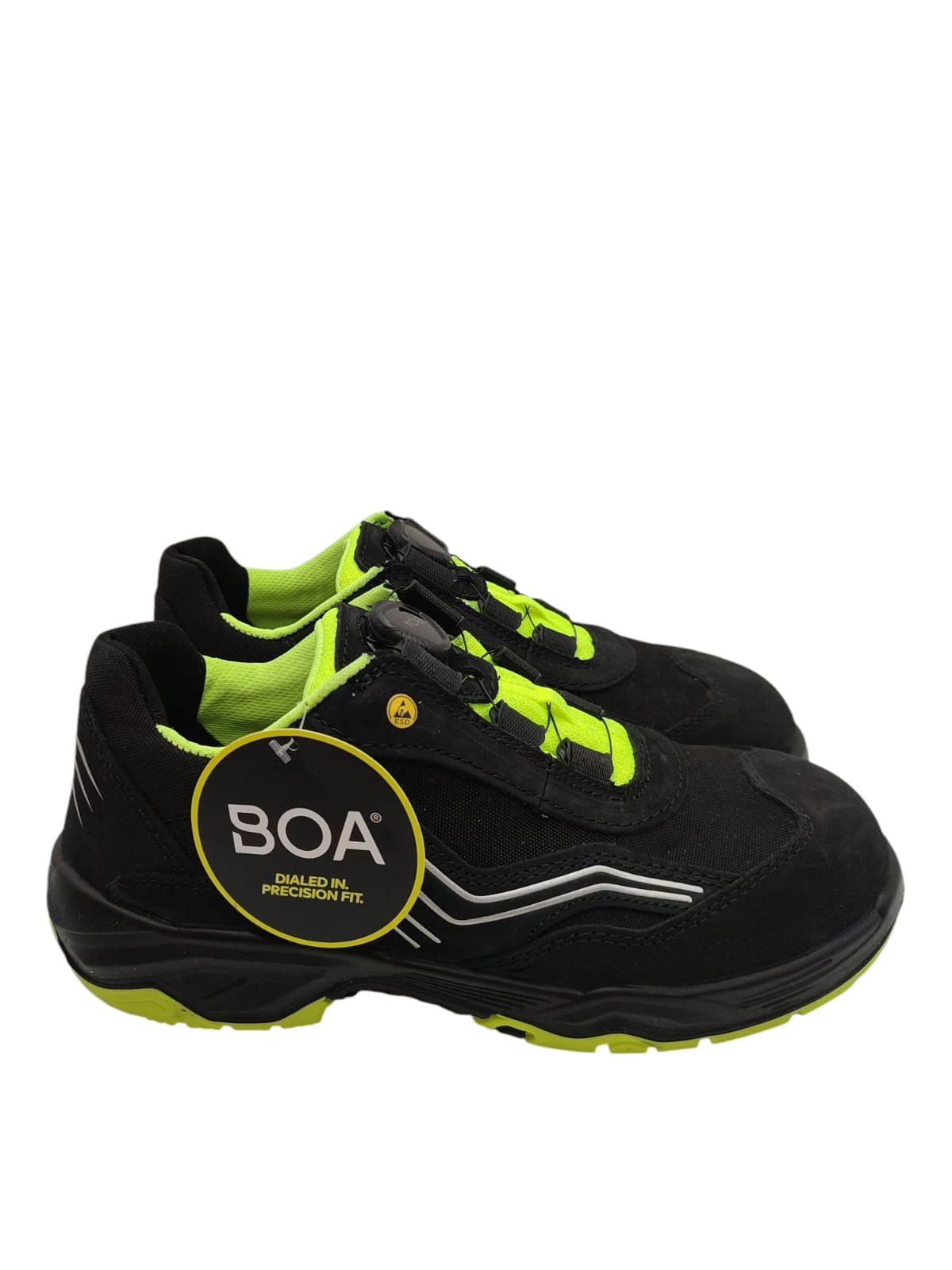 ELTEN AMBITION BOA Low ESD S2 Safety Shoes Men's Size 43 Black