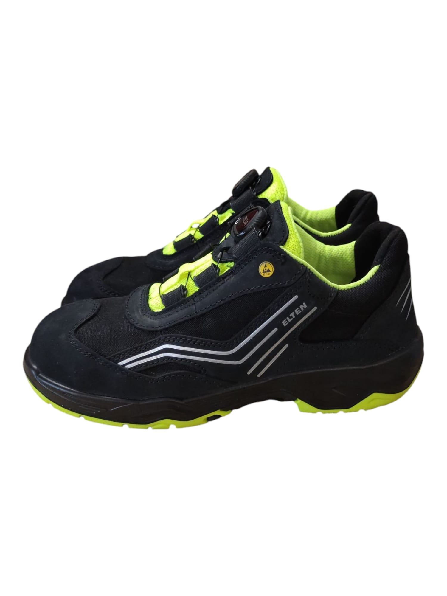 ELTEN AMBITION BOA Sicherheitsschuhe Herren Gr. 44 Schwarz-Gelb