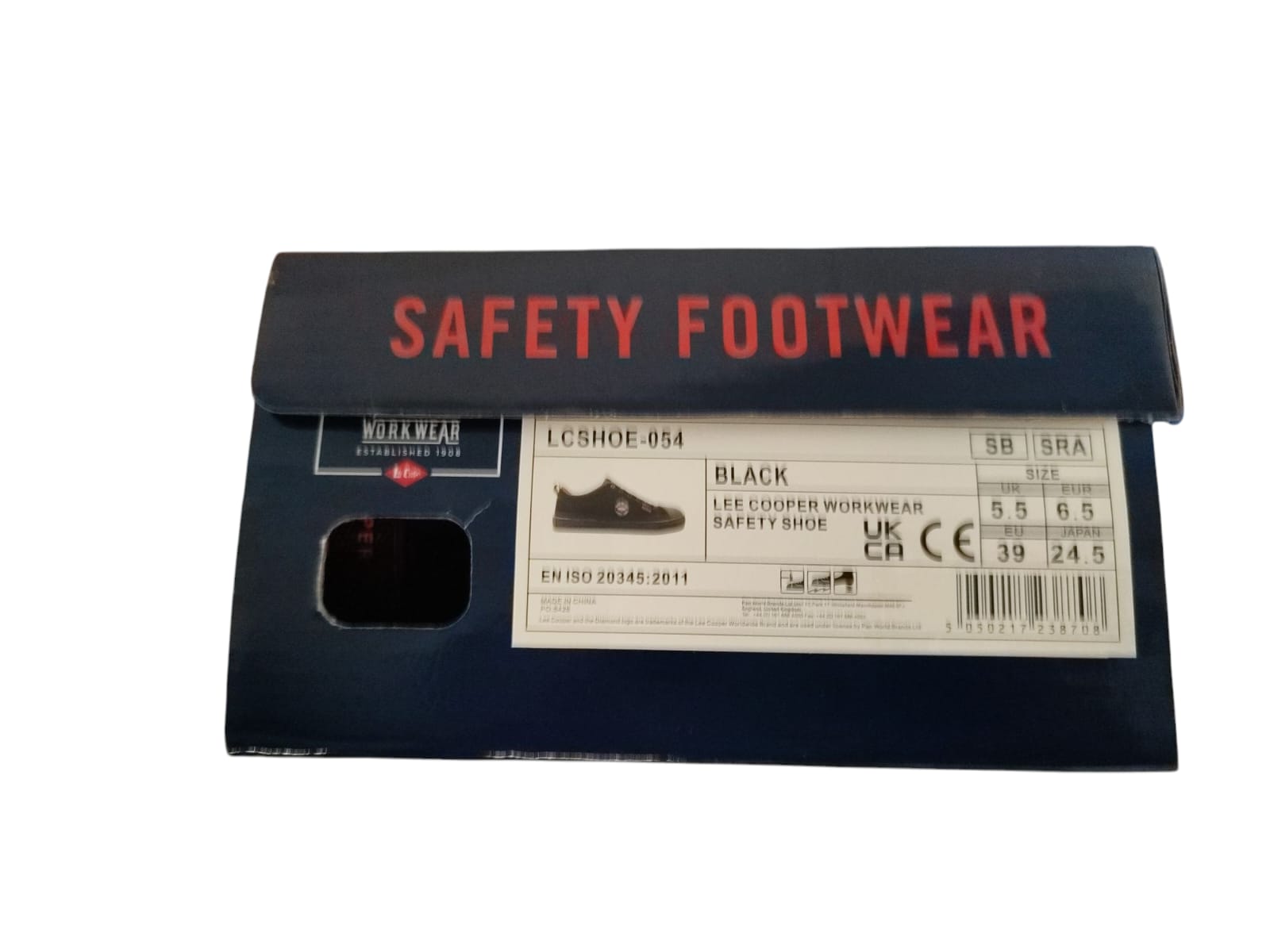 Lee Cooper Retro Baseball Stiefel SB SRA Gr. 39 Schwarz