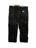 Lee Cooper LCPNT206 Arbeitshose Herren Schwarz 40W/29L Multi Pocket Cargohose