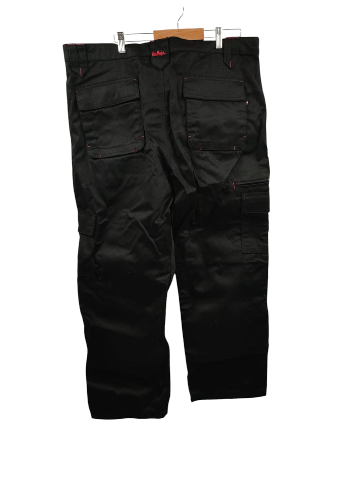 Lee Cooper LCPNT206 Arbeitshose Herren Schwarz 40W/29L Multi Pocket Cargohose