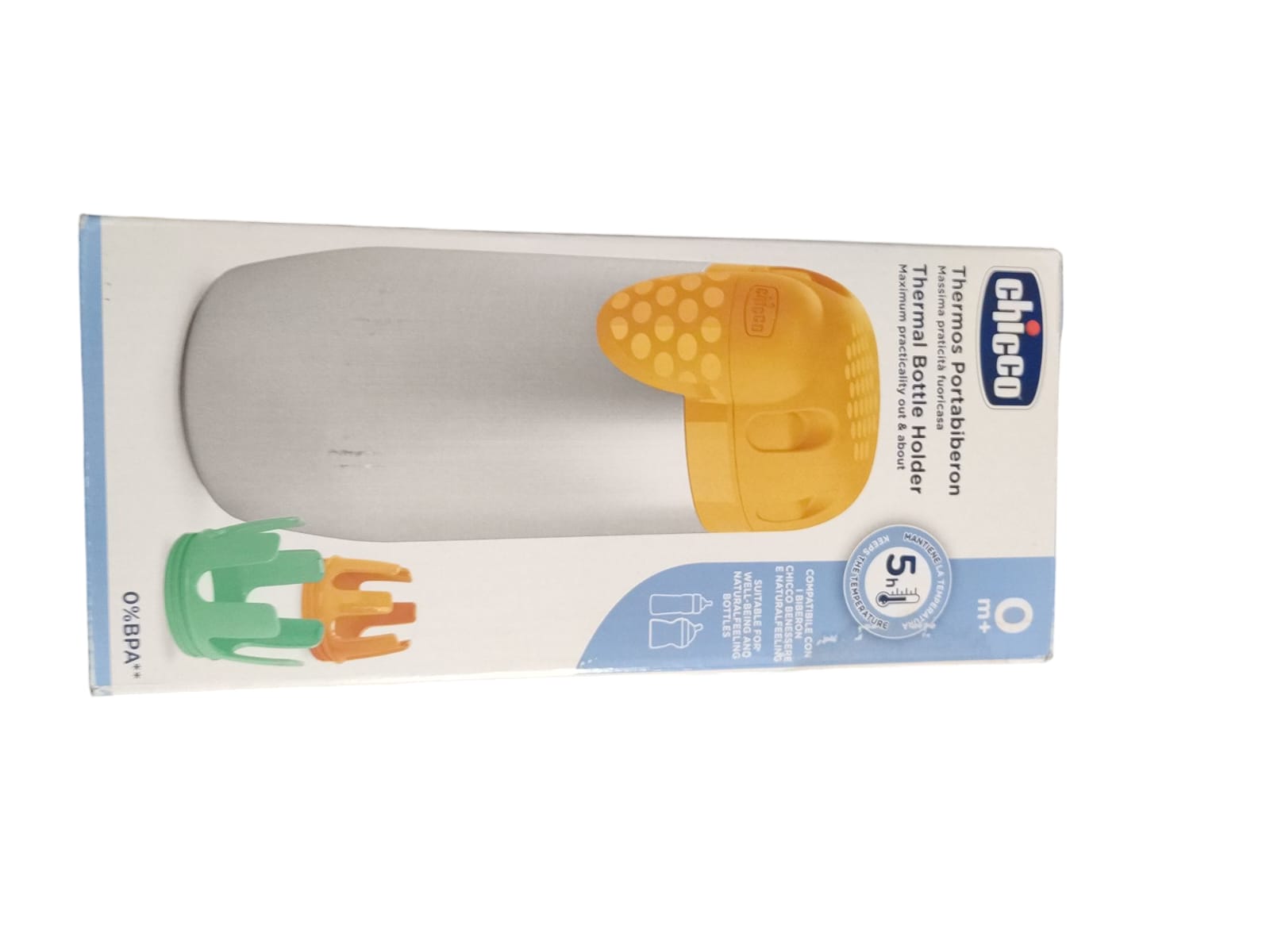 Chicco Benessere Thermosflaschenhalter Edelstahl