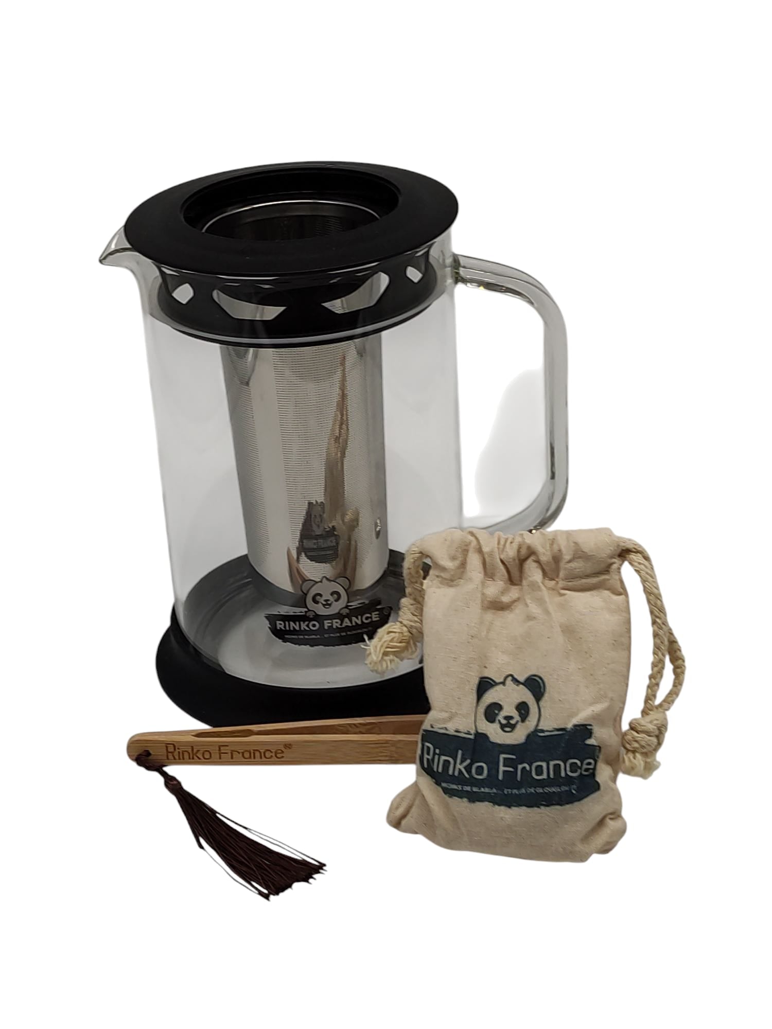 RINKO France Wasserkaraffe 1,5L EM Keramikperlen 50 Stk
