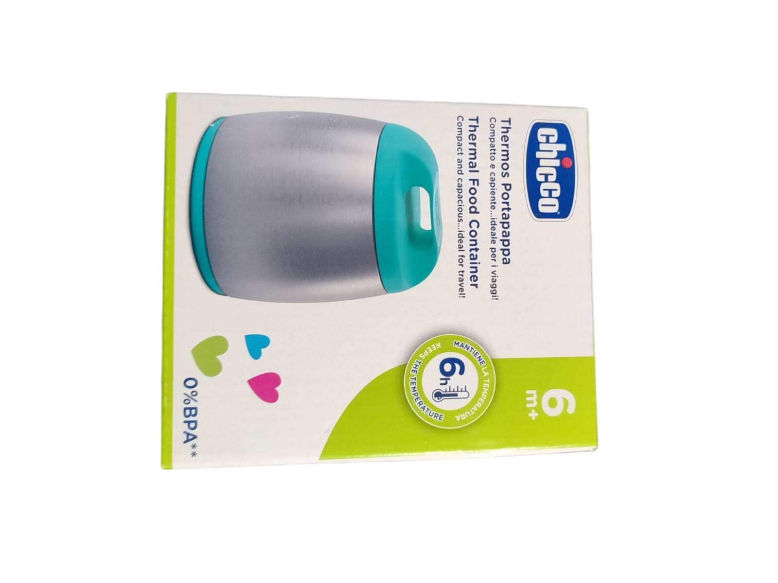 Chicco Thermobehälter 350ml Edelstahl