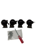 DICASAL Ball Transfer Units with Brake 50mm 4 Pieces Gold