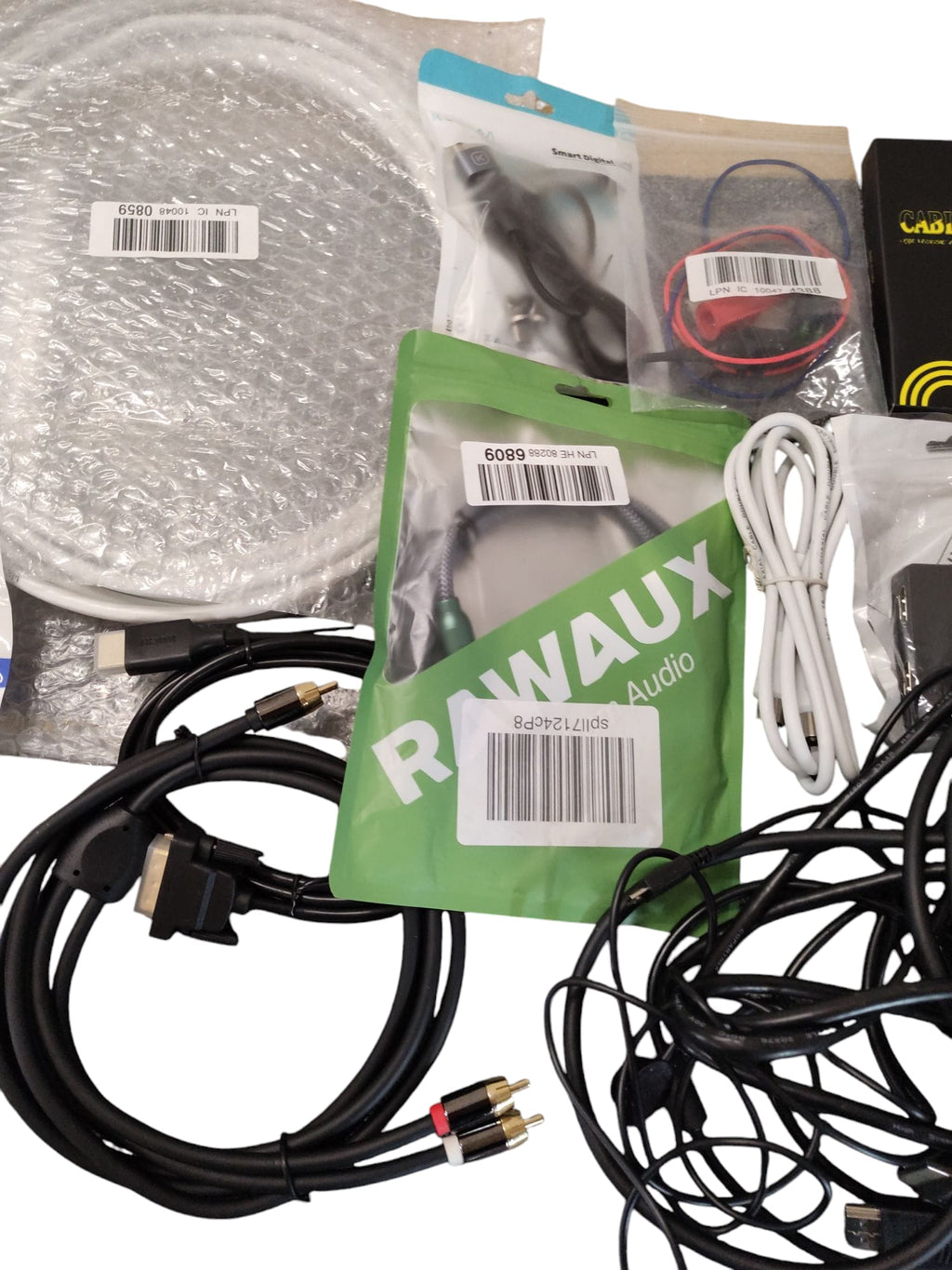 Verschiedene Kabel Set