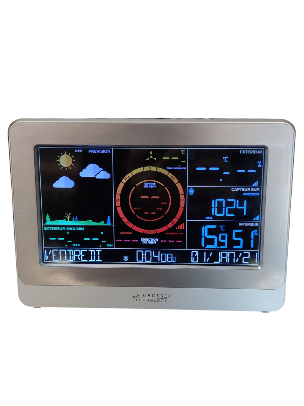 La Crosse Technology Professional Wi-Fi Weather Station White/Silver