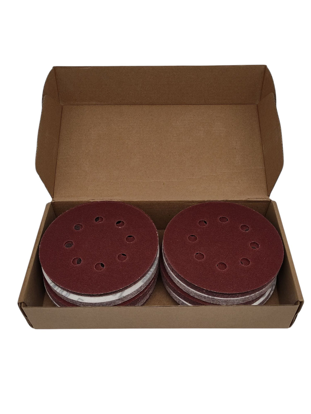 Schleifscheiben 125 mm 8 Löcher Körnung 100 Schleifpapier 100 Stück