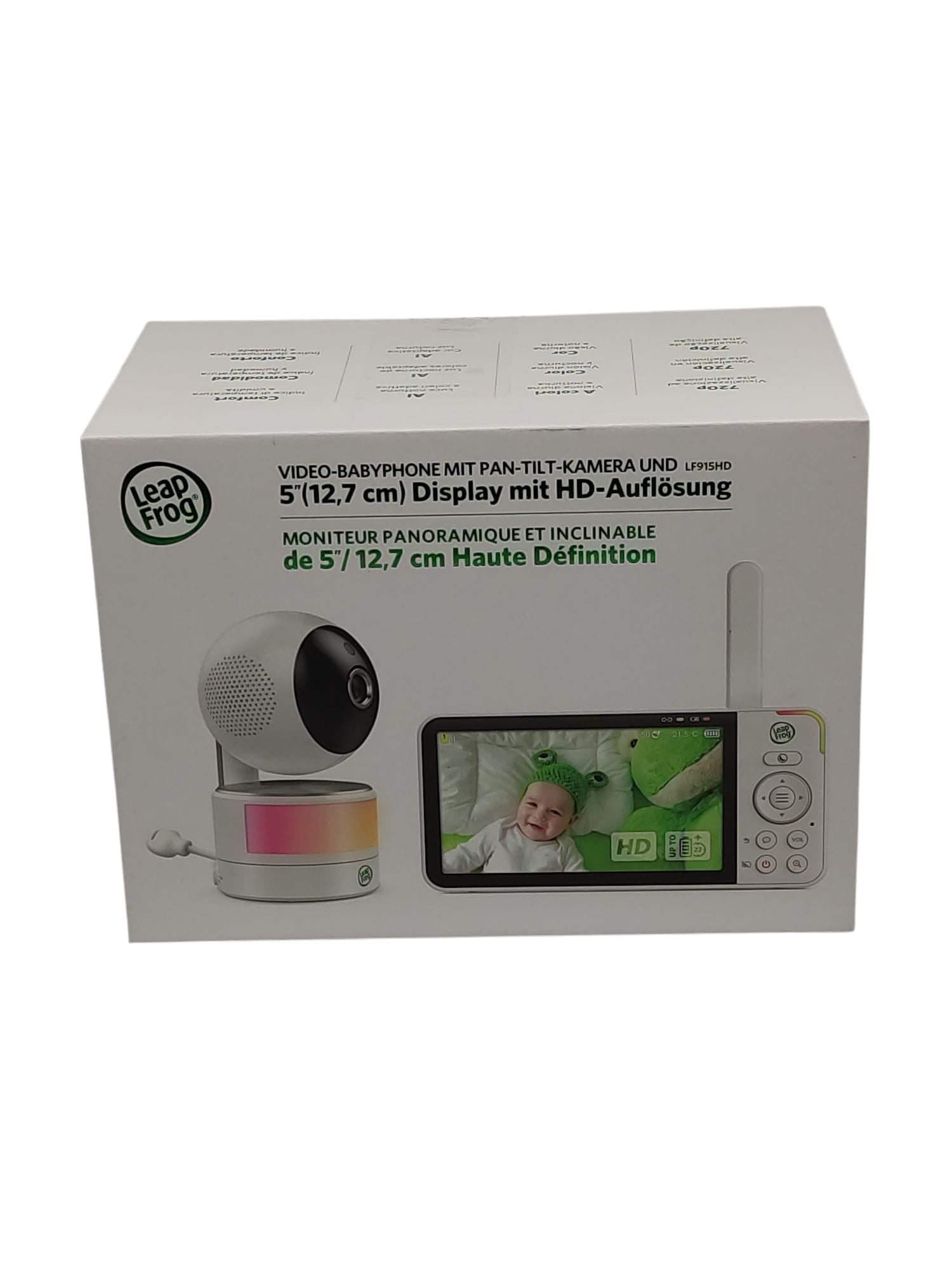 LeapFrog Babyphone Kamera 5" HD Baby-Monitor Audio Video 720P