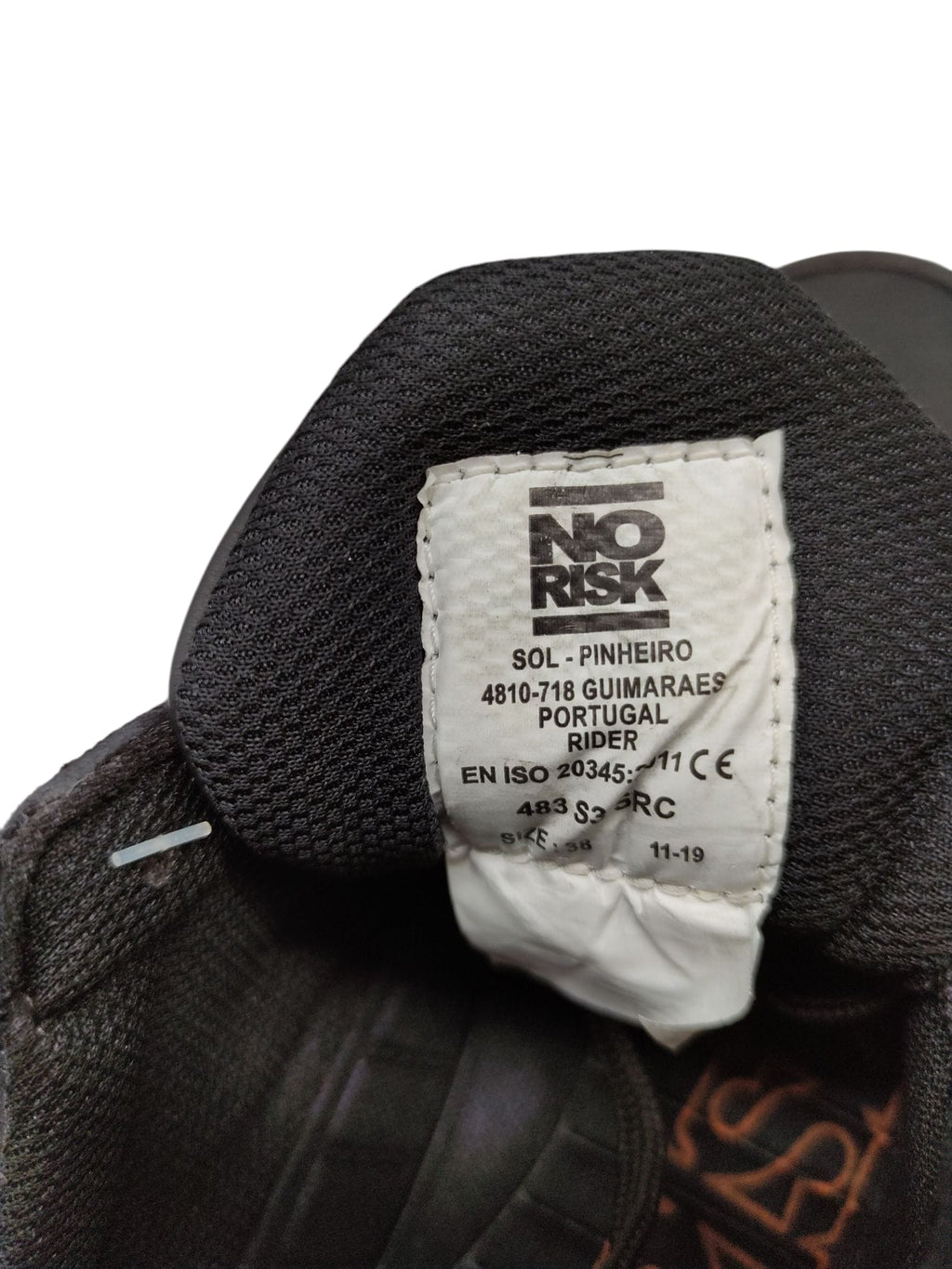NO RISK 1206.00.38 Sicherheitsschuhe GR. 38