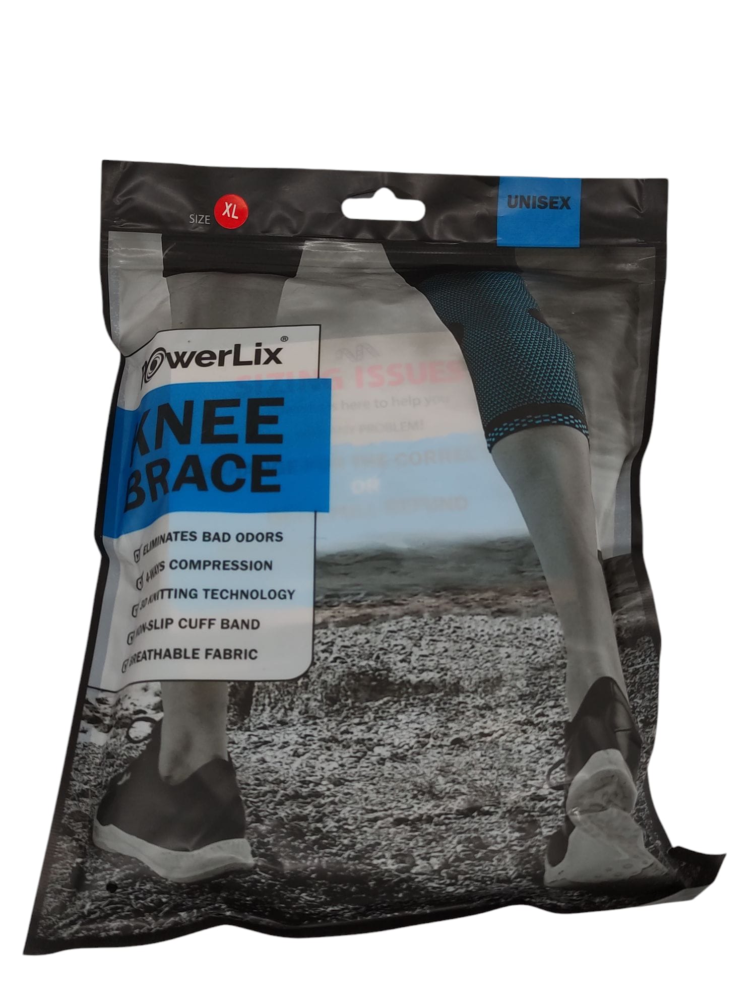 POWERLIX Kniebandage Kompression Gr. XL
