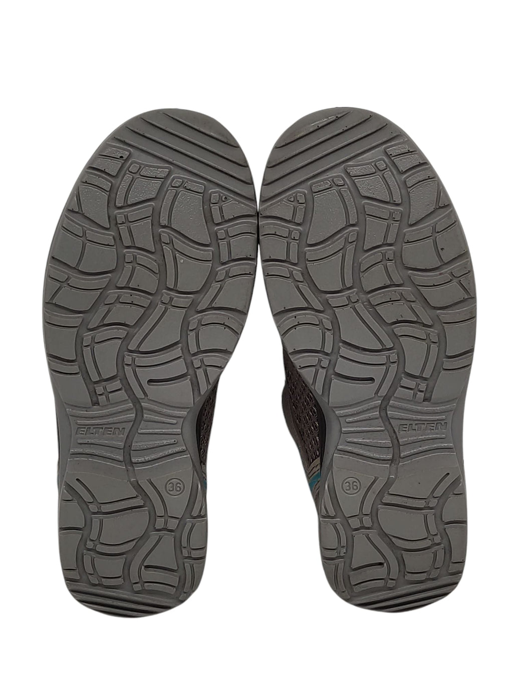 Elten Mila Aqua Low ESD S1 Damen Sicherheitsschuhe Grau/Türkis 36