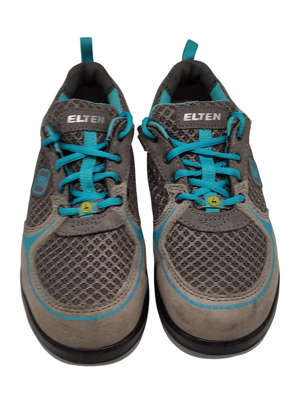 Elten Mila Aqua Low ESD S1 Damen Sicherheitsschuhe Grau/Türkis 36