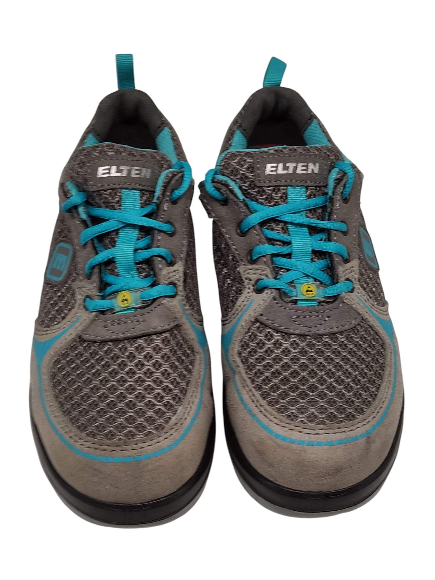 Elten Mila Aqua Low ESD S1 Damen Sicherheitsschuhe Grau/Türkis 36