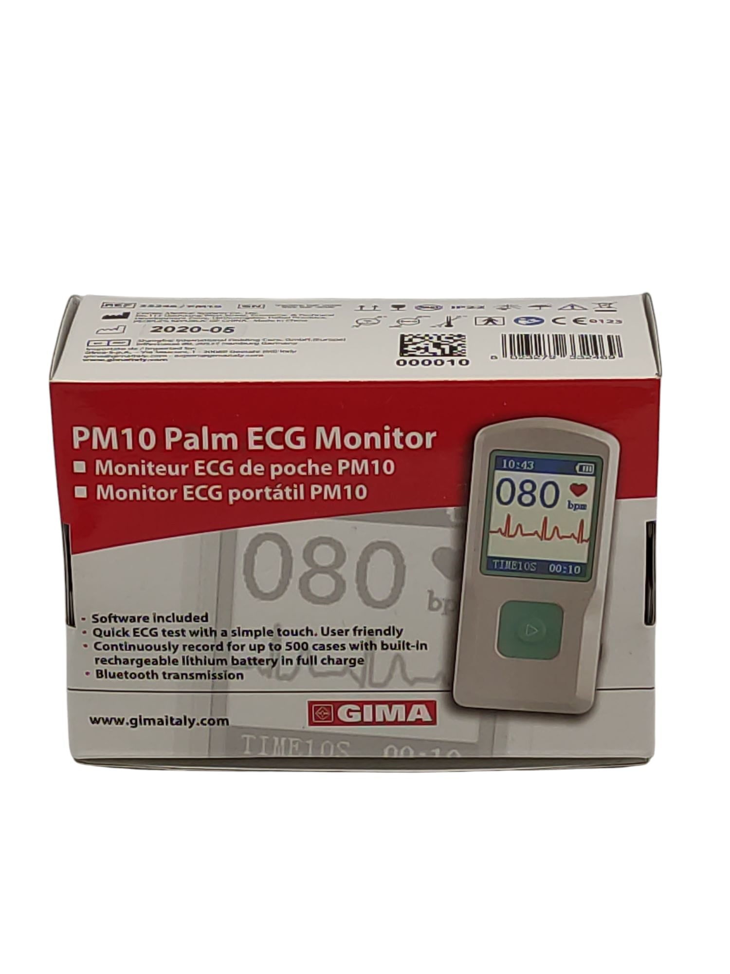 GIMA 33246 PM10 Palmare ECG con Software e Bluetooth