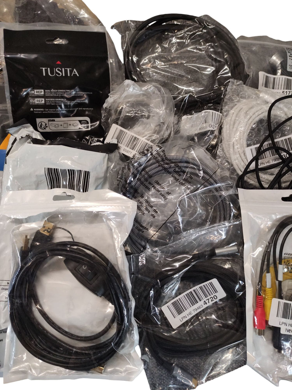 Various cables 24 pieces