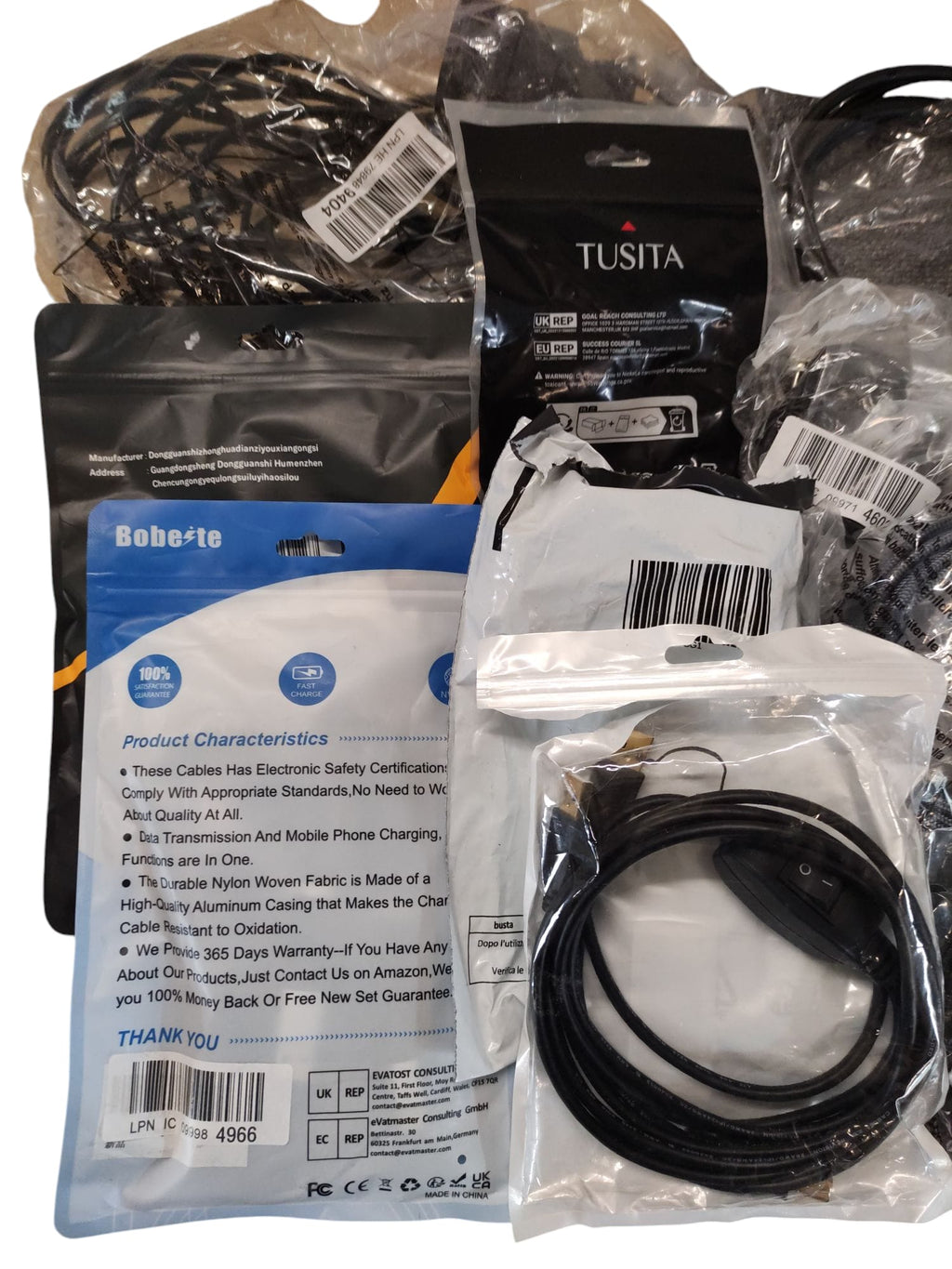 Various cables 24 pieces