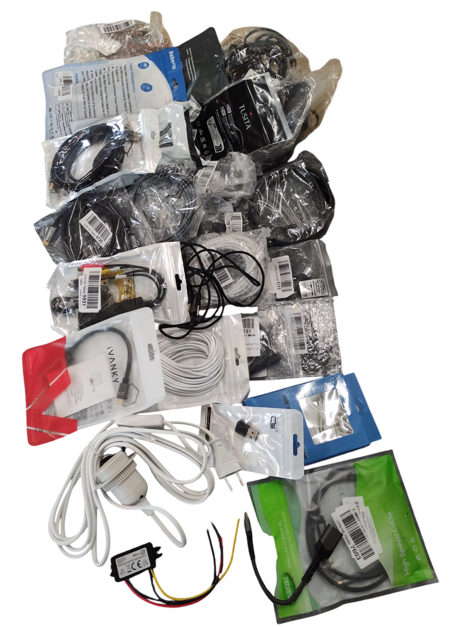 Various cables 24 pieces