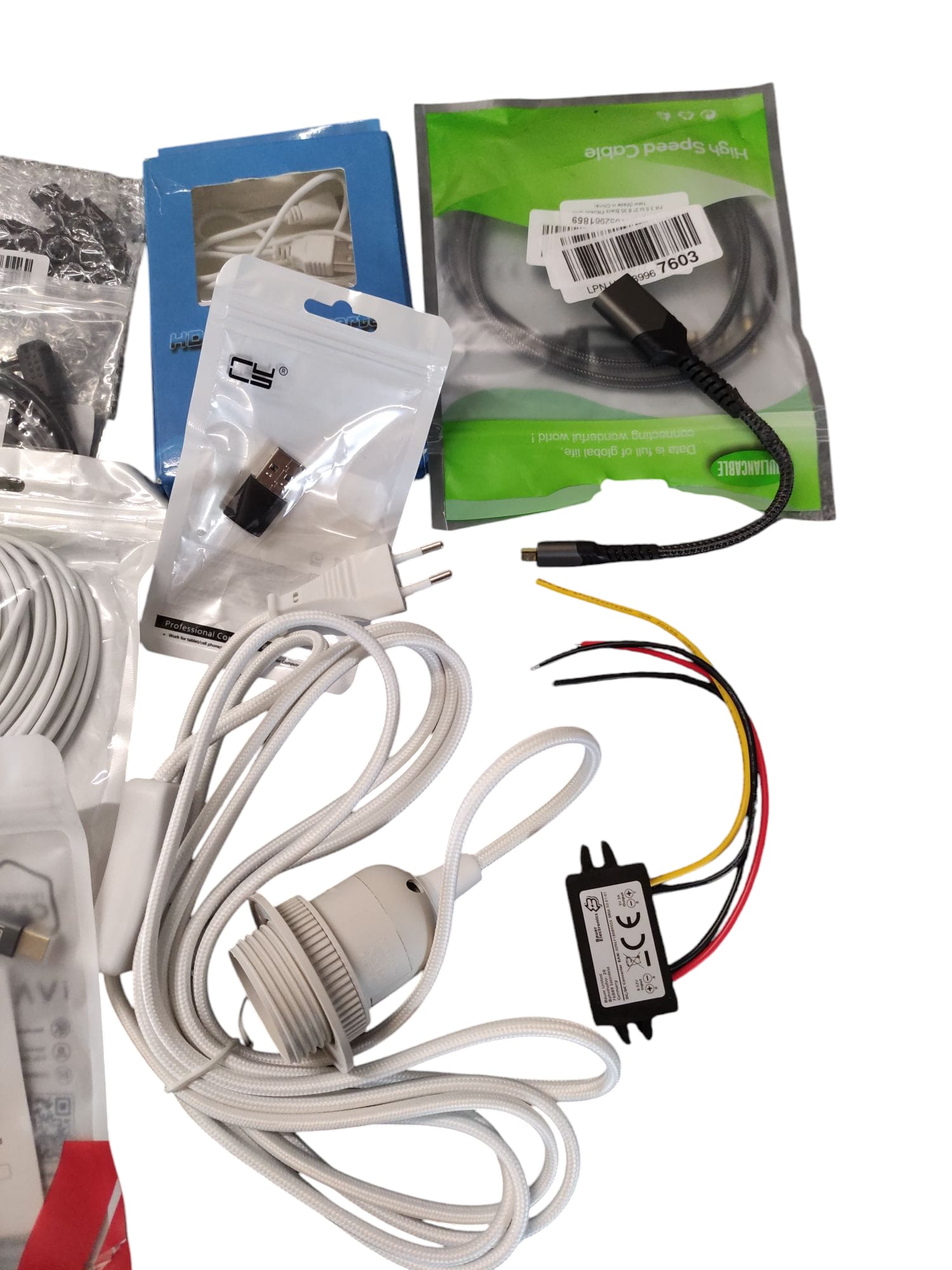Various cables 24 pieces